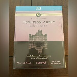 Downtown abbey season 1,2,3 dvd blu-ray